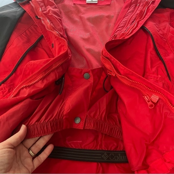 Columbia Winter Coat - Red & Black - Size Small - Picture 4 of 11